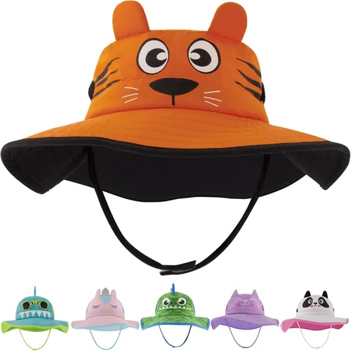 Vista 9 de Kids Sun Hat for Girls & Boys with UV Protection- Toddler Beach Hat for Fishing Safari Play Hat (2-14 Years)