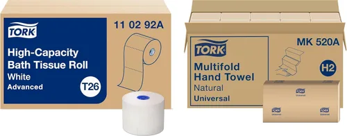 Vista 12 de Tork Rollo de papel higiénico de alta capacidad blanco T26, 36 x 1000