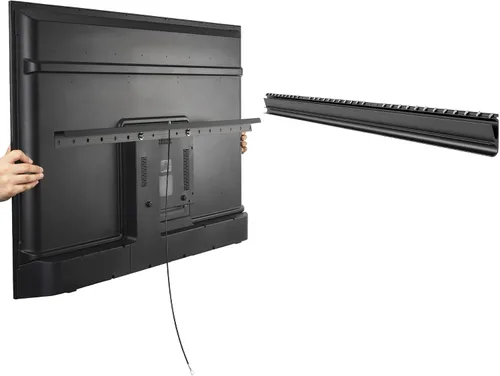 Vista 10 de Soporte de pared para TV sin clavos, resistente para televisores de pantalla plana de 26 a 55 pulgadas, sin pernos, sin taladro, sin anclajes, fácil