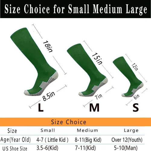 Vista 4 de LingTu Soccer Socks 312 Pairs Team-Sport Knee High Breathable Football Socks for Men Youth Kids Boys