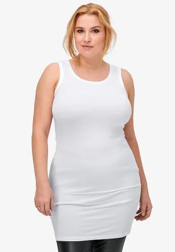 Vista 4 de Ellos Camiseta sin mangas larga de talla grande para mujer