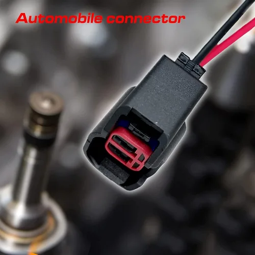 Vista 3 de Pack-1 Conector de Inyector con Cable, Conector Socket de Inyector EV6 EV14, Standard Motor Products Conector de Inyector de Combustible