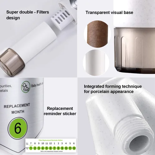 Vista 8 de miniwell L720-Plus - Sistema de filtro de ducha para baño de agua dura y pozo, elimina cloro, metales pesados e impurezas de sedimentos, bueno