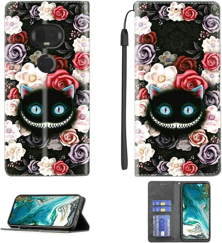 Vista 106 de jioeuinly ATT Motivate 2 - Funda compatible con ATT Motivate 2, funda con soporte abatible y cierre magnético DJS
