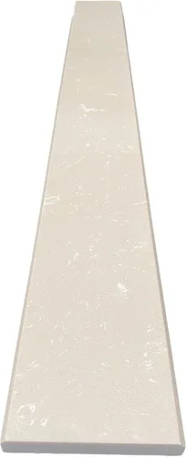 Vista 6 de Tenedos Crema Marfil - Sillín pulido para umbral de piso de puerta de mármol, para acera de ducha, protector contra salpicaduras de tocador de baño
