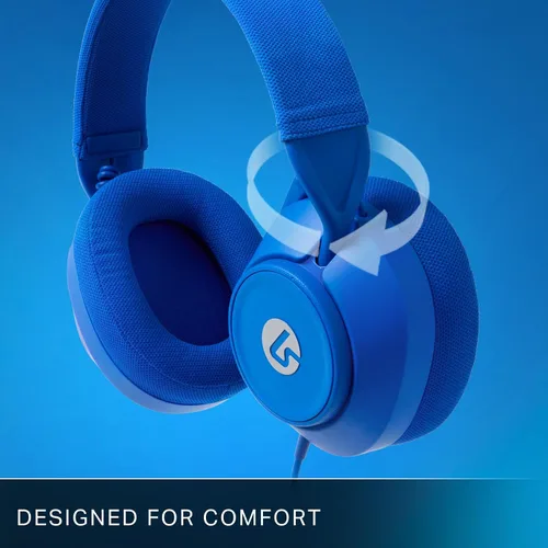 Vista 3 de LucidSound LS10X Gen 2 Wired Gaming Headset for Xbox Series X S - Blue, Officially Licensed, Designed for Comfort, Quick-Access Audio Controls