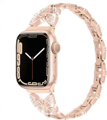 Vista 8 de YGTIECS Compatible con correas de Apple Watch para mujeres de 1.654 pulgadas (1.654 pulgadas), 1.614 pulgadas, 1.575 pulgadas, 1.496 pulgadas, 1.496