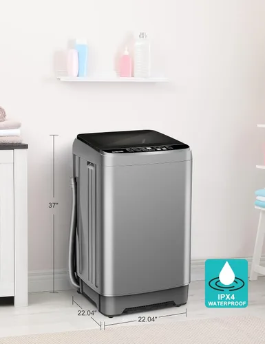 Vista 9 de Lavadora portátil - Lavadora completamente automática con bomba de drenaje