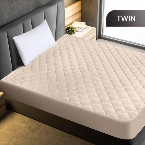 Vista 2 de Utopia Bedding - Cubrecolchón acolchado y ajustado, tamaño individual, protector y cubierta de colchón elástico con bolsillo profundo que se estira