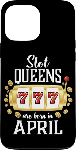 Vista 23 de Slot Queens Are Born In April Casino Women's Birthday Case for iPhone 16