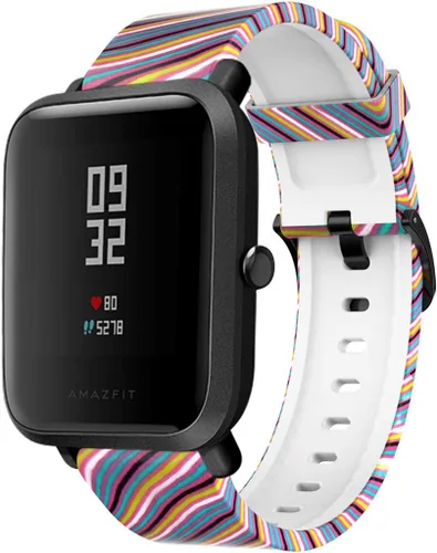 Vista 10 de Compatible con Amazfit Active 2 Square/Active 2 1/GTS 4 mini 4 3 2 2e 2 Mini/GTR 1.654 in/Bip 3 pro/Bip U pro/Bip S/Bip Lite correas de repuesto