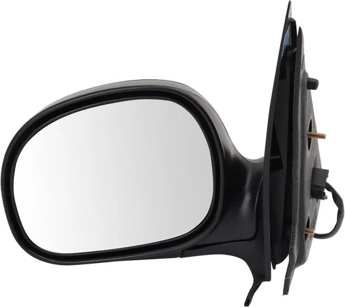 Vista 119 de TRQ Espejo plegable con calefacción eléctrica del lado del conductor con indicador de punto ciego pintura a juego negro liso compatible con Kia