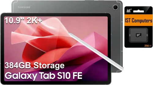 Vista 3 de SAMSUNG Galaxy Tab S10 FE con S-Pen (128GB, 8GB, WiFi) Tableta Android Full HD de 10.9 pulgadas, 90Hz, octa-core (4 nm), cámara 4K, IP68 resistente