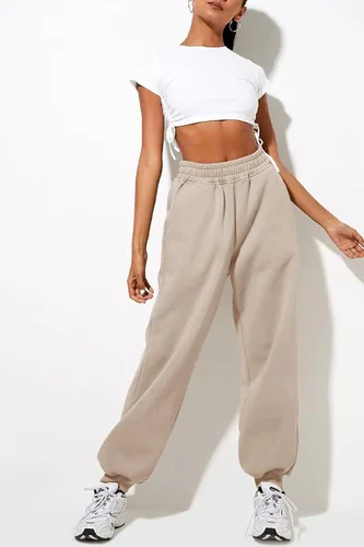 Vista 2 de AUTOMET Pantalones deportivos holgados de cintura alta para mujer