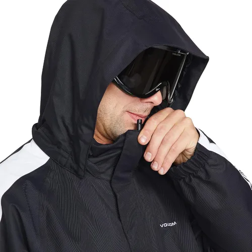 Vista 7 de Volcom Chaqueta de snowboard con aislamiento de piedras icónicas para hombre PARENT
