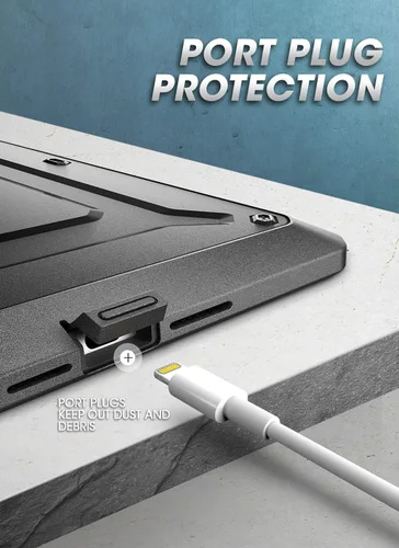 Vista 4 de SUPCASE Funda para iPad de 9ª Generación con Protector de Pantalla (Unicorn Beetle Pro), [Soporte Integrado] Funda Protectora Resistente de Servicio