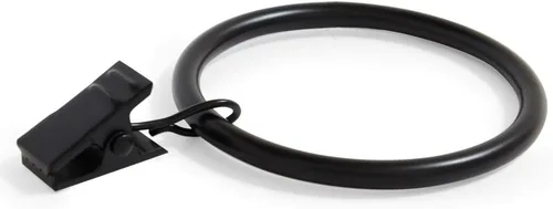 Vista 11 de Ivilon Anillos de Clip para Cortinas de Tela - Anillos de Clip para Paneles de Cortina de 4.3 cm, Juego de 14 - Latón Antiguo Latón envejecido