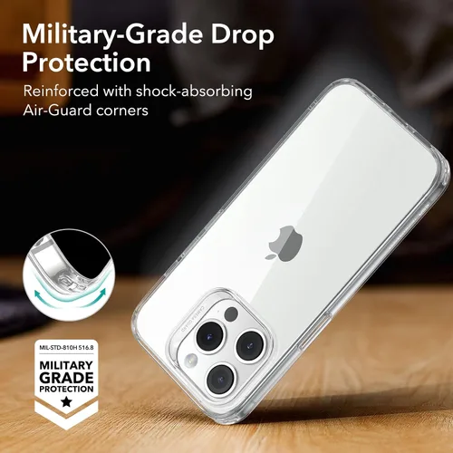 Vista 2 de ESR Funda Transparente para iPhone 14 Plus, Funda de Silicona Delgada a Prueba de Golpes, Resistente al Amarilleo, Funda de Teléfono TPU