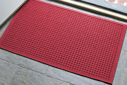 Vista 24 de Tapete de entrada Andersen Waterhog Fashion de fibra de polipropileno para interior/exterior, goma SBR, 3/8” pulgadas de grosor., Bluestone, 1