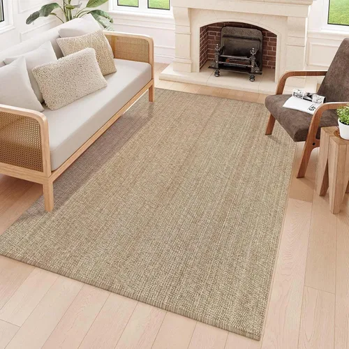 Vista 112 de LEEVAN Alfombra lavable para baño, alfombra tejida negra de 2 x 3 pies para entrada, alfombra de puerta delantera de algodón, alfombras pequeñas