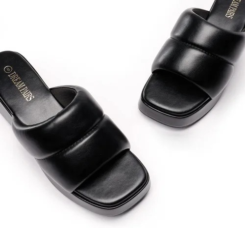Vista 4 de DREAM PAIRS Sandalias de plataforma con plataforma para mujer, lindas sandalias cómodas para caminar