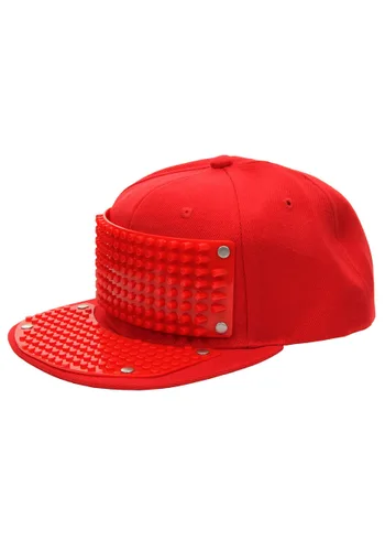 Vista 3 de Gorra Snapback Roja Bricky Blocks Multicolor