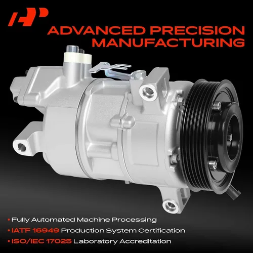 Vista 3 de A-Premium Compresor de aire acondicionado con embrague compatible con BMW 320i 2005 2.2L, 320i 2012-2013 2.0L, 120i 2005-2012 2.0L, 118i 2012-2013