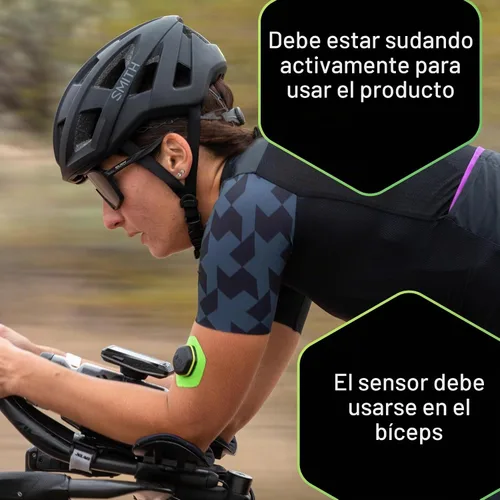 Vista 3 de Nix Kit de inicio de biosensor de hidratación: sensor de sudor portátil rastrea la pérdida de líquidos, alertas en tiempo real, cápsula