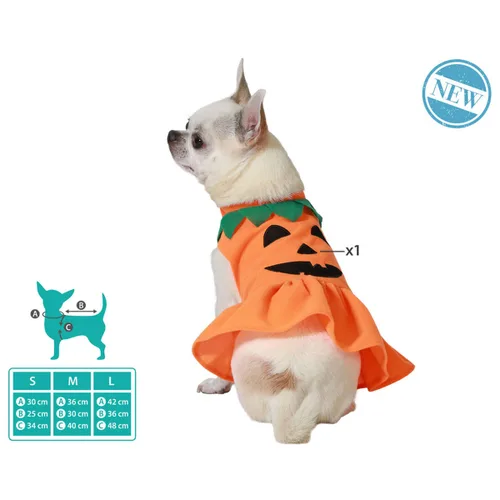 Vista 5 de Disfraz para Perro Calabaza Talla M