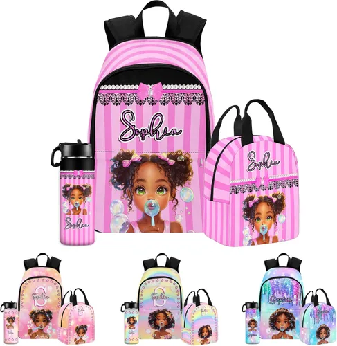 Vista 58 de Texto personalizado Elefante desgaste gafas mochila mochila mochila casual Daypack bolsa para mamá niñas, color86-4, Mochilas Daypack