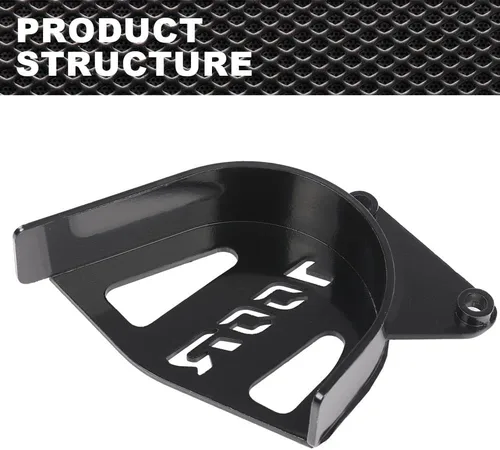 Vista 6 de CNNELL Protector de cubierta de piñón guía de cadena ATV compatible con Yamaha Raptor 700 R 2006-2020
