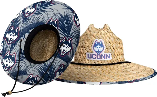 Vista 6 de FOCO - Sombrero de paja con logotipo de equipo universitario de NCAA y estampado floral para hombre