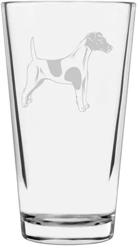 Vista 224 de Podenco Canario - Vaso de pinta de 16 onzas con temática de perro personalizado
