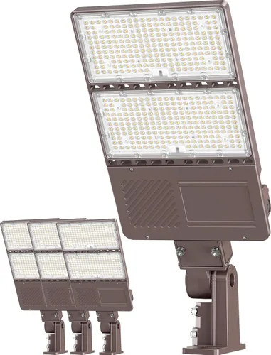 Vista 16 de Luz LED para estacionamiento con certificación UL, 150 W, 120 W, 90 W, ajustable, con fotocélula de 22500 lm, caja de zapatos, luces de inundación