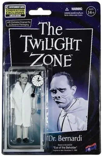 Vista 4 de Bif Bang Pow! The Twilight Zone Doctor Bernardi - Figura de 3 3/4 pulgadas Serie 5