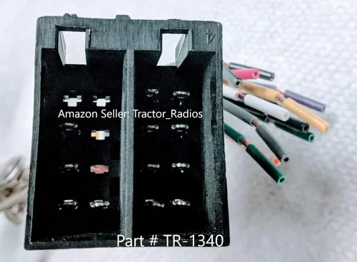 Vista 2 de Arnés de cableado estéreo para camiones Reproductor de CD de radio en Dash Freightliner Plug Play Internacional Peterbilt Volvo Freightliner