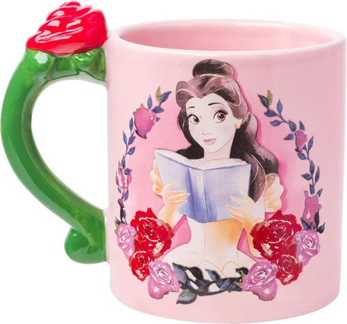 Vista 15 de Silver Buffalo Disney Alicia en el país de las maravillas Taza de té apiladas de cerámica esculpida en 3D, 20 onzas (591.4 ml)