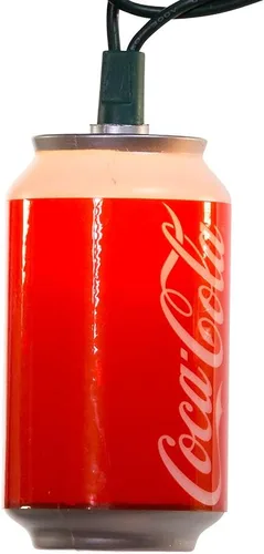 Vista 5 de Kurt Adler CC0748 - Juego de luces para latas de Coca-Cola, 10 luces