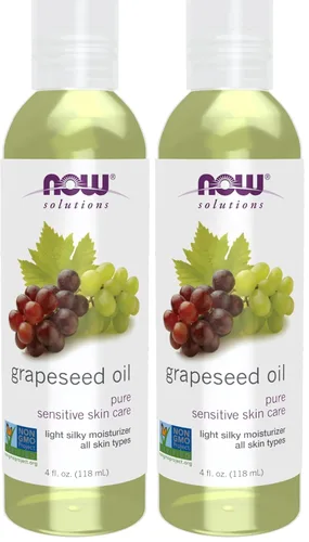 Vista 8 de NOW Foods Soluciones, aceite de semilla de uva, cuidado de la piel para pieles sensibles, hidratante sedoso ligero para todo tipo de piel, 16 onzas