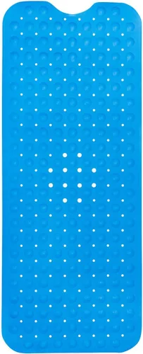 Vista 41 de ENKOSI Tapete de baño antideslizante, extra largo de 40 x 16 pulgadas, tapete antideslizante grande para bañera y ducha con ventosas y agujeros