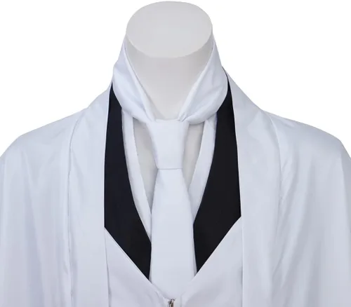 Vista 5 de MelangCos Disfraz de Hirako Shinji para hombre, uniforme de Toshiro Hitsugaya, disfraz de Halloween