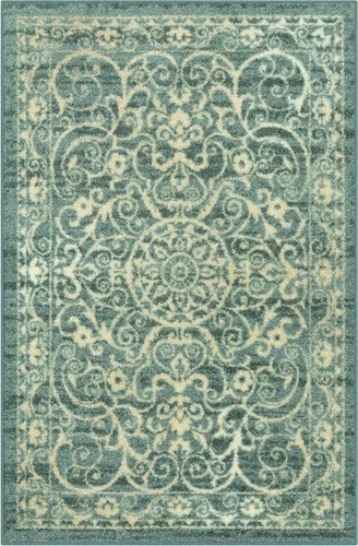 Vista 25 de Maples Rugs Pelham - Alfombra vintage para sala de estar y dormitorio [Hecha en EE.UU.]