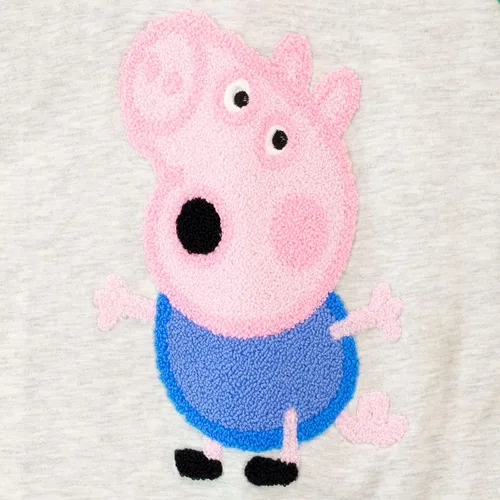 Vista 2 de Peppa Pig George Pig - Camiseta de manga larga para niño, Gris