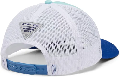 Vista 33 de Columbia Gorra de bola de malla Bandera antigua de malva/blanco/pescado