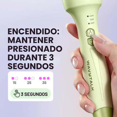 Vista 6 de Wavytalk Cepillo térmico Blowout Express 1.5" Cepillo redondo de calor Verde