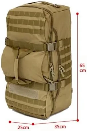 Vista 2 de WSSBK - Bolsas de viaje para hombre, de gran capacidad, de lona, portátil, para uso diario, multifunción, bolsa de lona (color A, tamaño talla única)