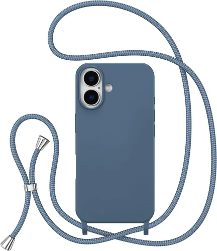 Vista 44 de ZTOFERA Funda para iPhone Air con correa, funda cruzada para teléfono con cordón ajustable para el cuello en los hombros, silicona suave a prueba