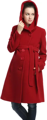 Vista 2 de Ropa de abrigo Lauren con capucha para mujer, chaqueta de invierno para embarazo, talla XS y S