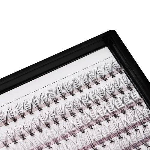 Vista 7 de Bodermincer Caja grande, 200 pestañas postizas 10D, 8-10-0.472-0.551 in mixtas de maquillaje profesional individual racimo pestañas postizas injerto