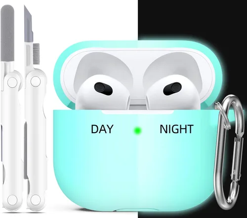 Vista 138 de R-fun for AirPods 2nd/1st Case Silicone Cover, Banana Violet Violeta plátano